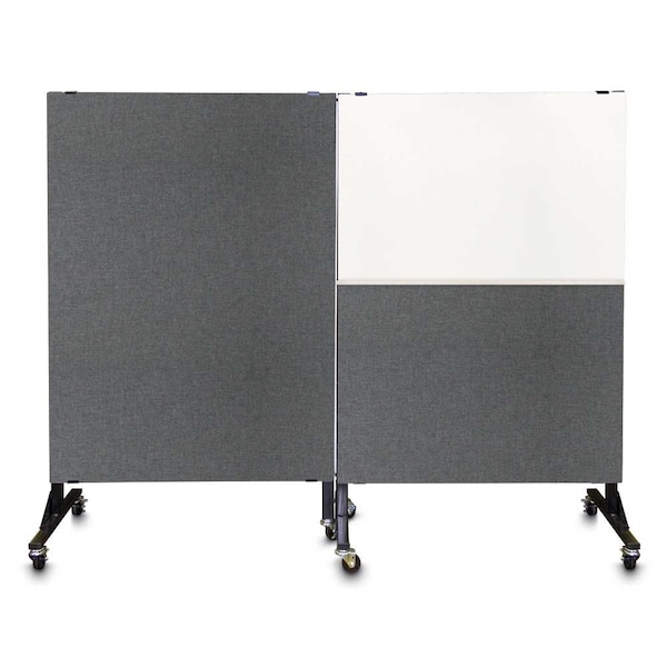 Enclosed Corkboard, 3 Door, 96"x48", 4" Fra, UV3427-SATIN-FORBO